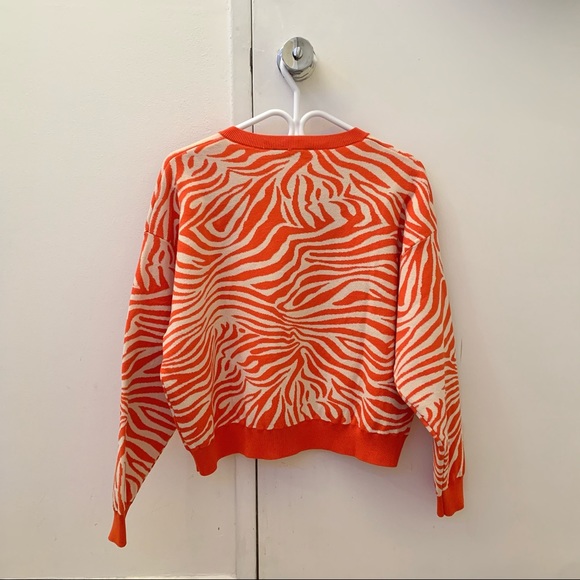 zara zebra printed cardigan - Picture 4 of 6